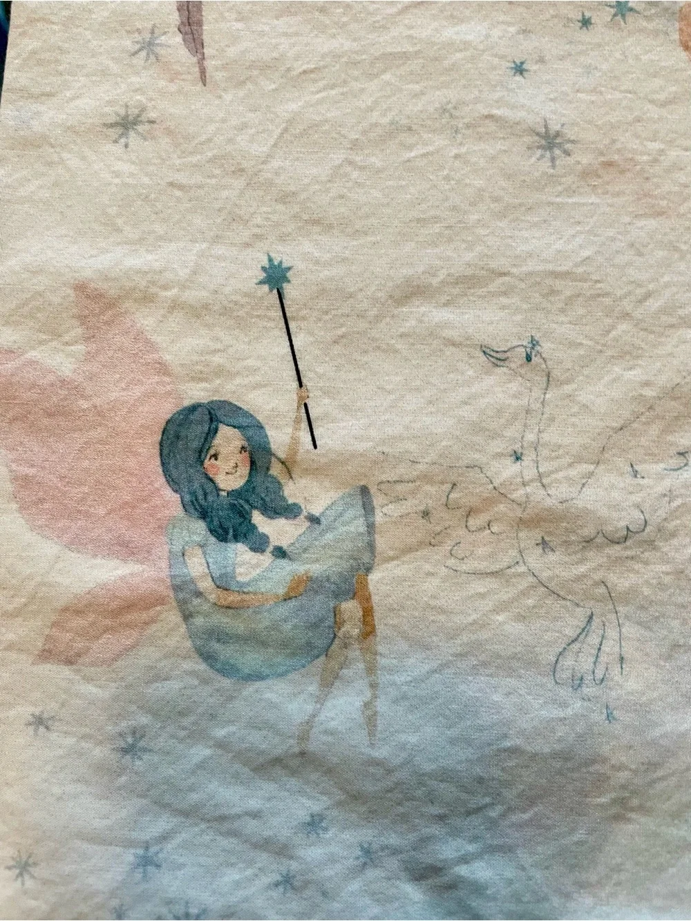 Pottery Barn Kids Celeste Fairy Pillowcase